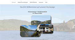 Desktop Screenshot of ferienwohnung-krambrich.eu